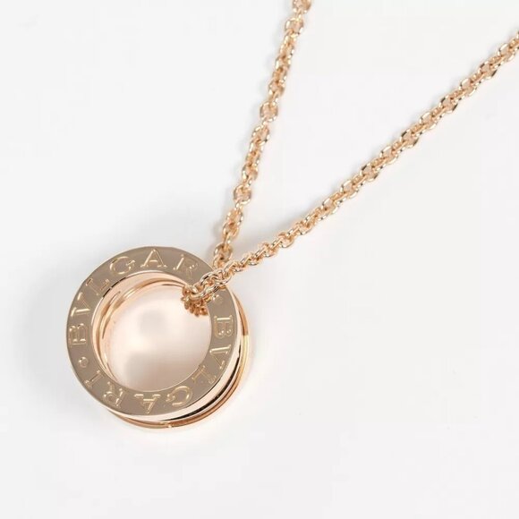 BVLGARI B.ZERO1 Design Legend Necklace Be zero one K18 Pink Gold/ceramic 1... - Picture 9 of 9